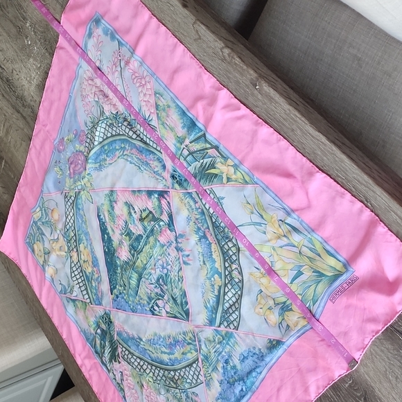 Original Rare 1989 Hermès Paris Silk Scarf “ Giverny” by Laurence Bourthoumieux - Picture 8 of 15